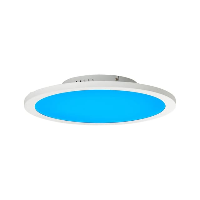 Brilliant LED-Deckenaufbau-Paneel Abie Ø 40 cm Weiß