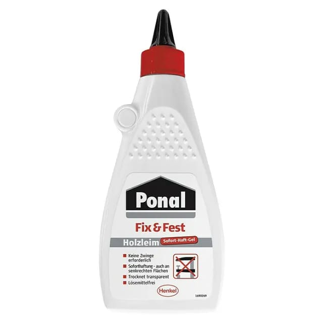 Ponal Fix & Fest Holzleim 500 g Flasche Transparent