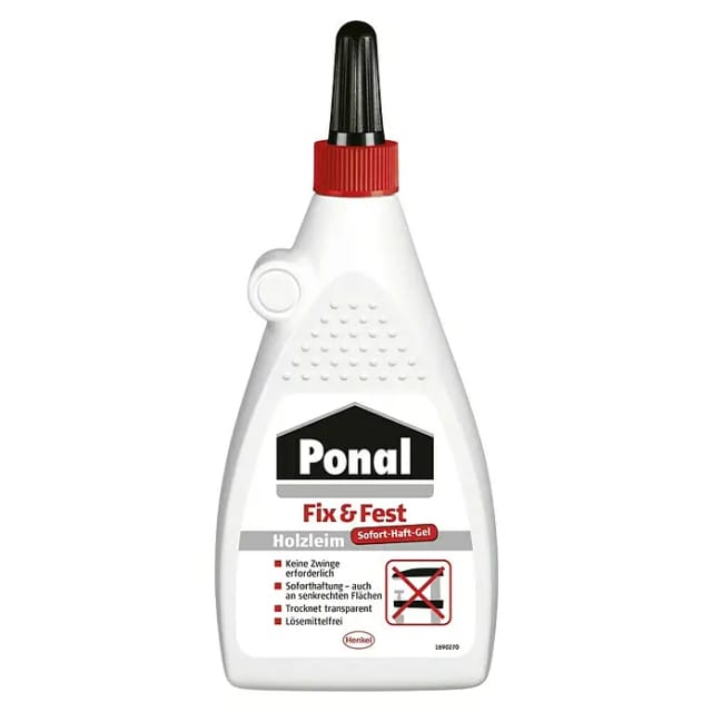 Ponal Fix & Fest Holzleim 200 g Flasche Transparent