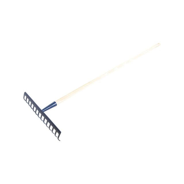 LUX-TOOLS Rechen 14 Zinken mit Stiel 150 cm