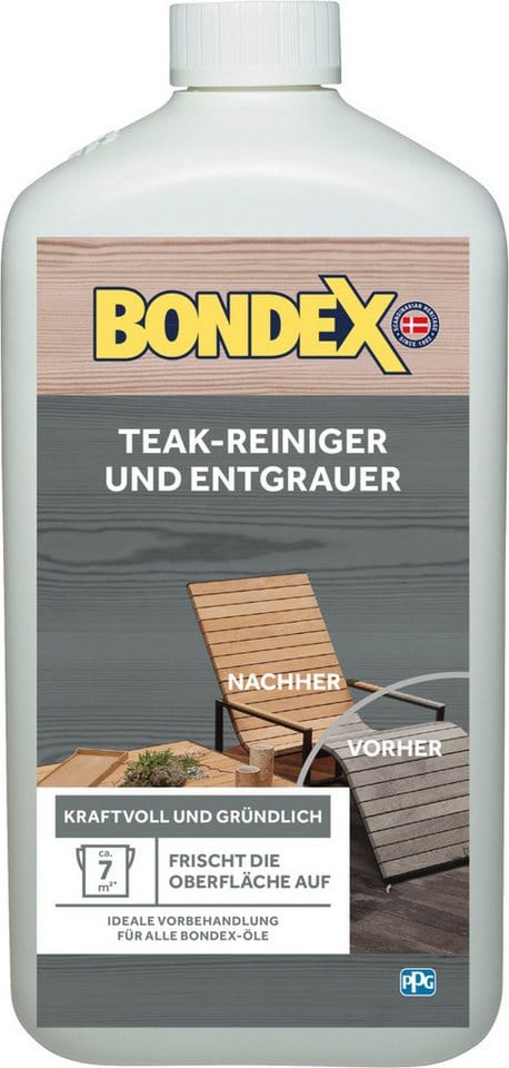 Bondex Teakmöbel Entgrauer Transparent 1,