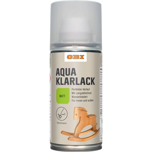 OBI Klarlack Spray Transparent matt wv 150 ml