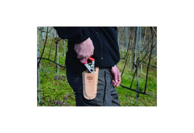 Felco Leder-Messeretui 910 mit Schlaufe und Klammer