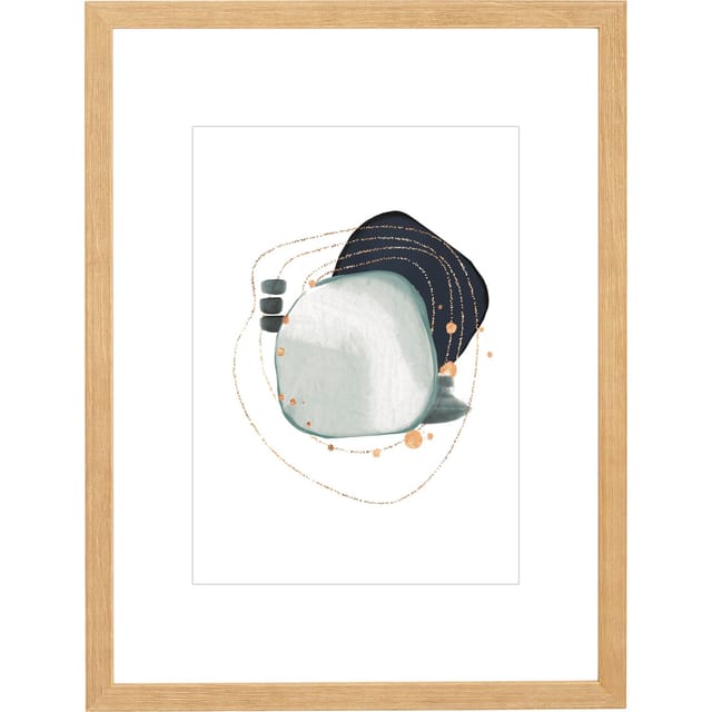 Holz-Bilderrahmen Eiche 30 cm x 40 cm