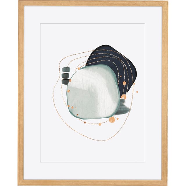 Holz-Bilderrahmen Eiche 40 cm x 50 cm