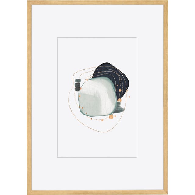 Holz-Bilderrahmen Eiche 50 cm x 70 cm