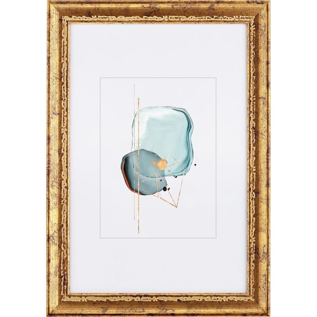 Holz-Bilderrahmen Gold 20 cm x 30 cm