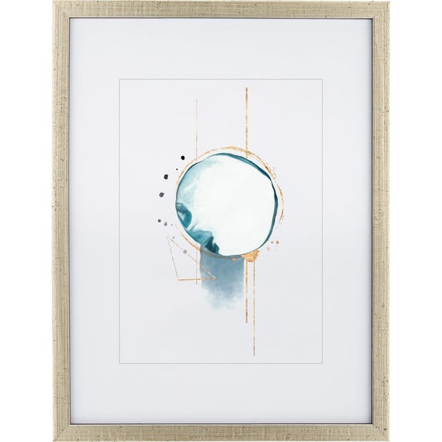 OBI Holz-Bilderrahmen Silber 30 cm x 40 cm