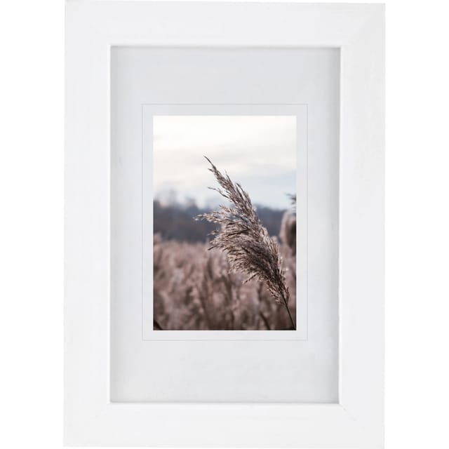 OBI Holz-Bilderrahmen Weiß 10 cm x 15 cm