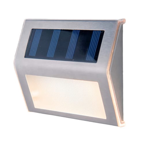 Näve LED-Solar-Außenleuchte Lichtfarbe Warmweiß 10 cm 4er-Set 8,2 cm