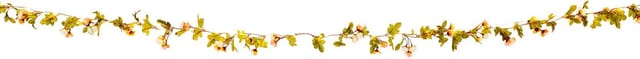 Näve LED-Lichterkette Röschen mit Blüten und Blättern