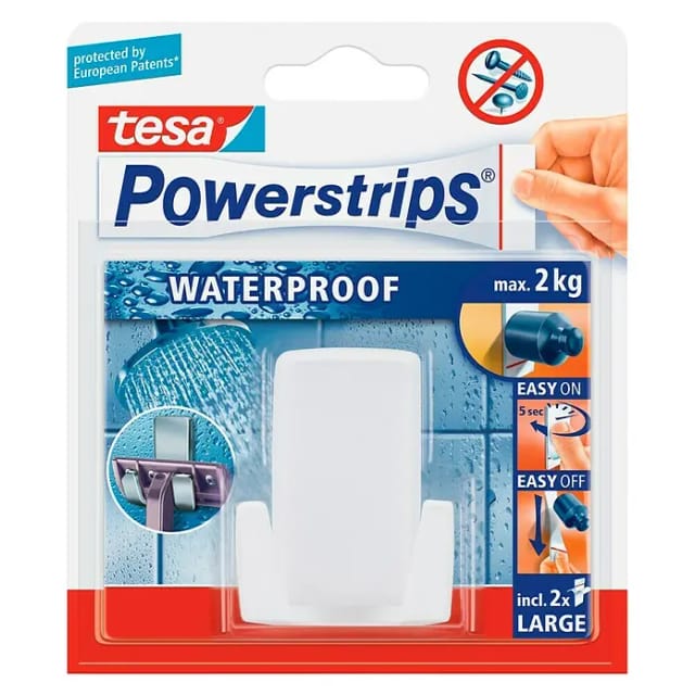 Tesa Rasiererhalter Weiß