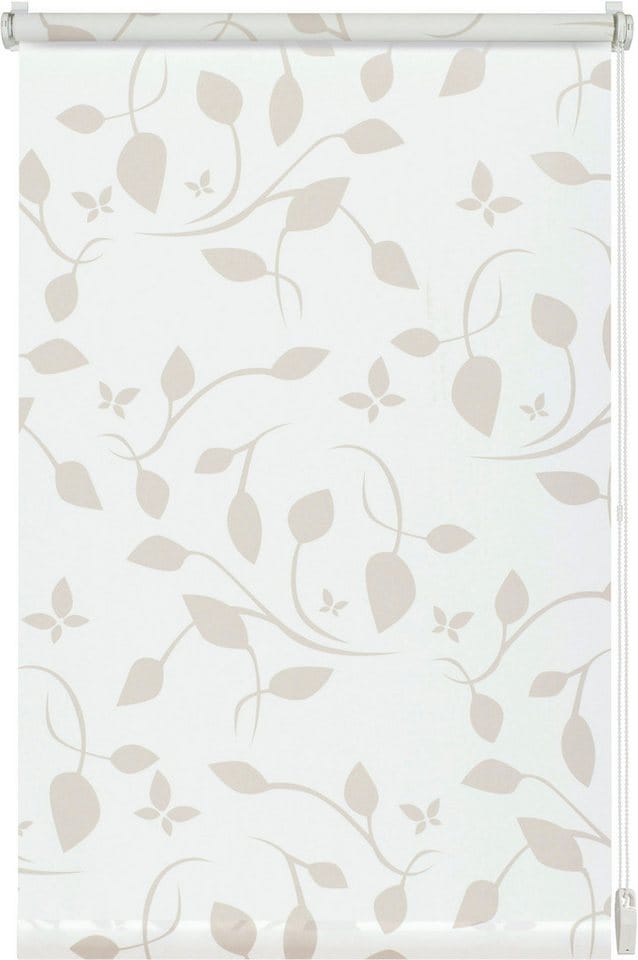 Gardinia Rollo EasyFix Scandinavian 120 cm x 150 cm Weiß-Natur