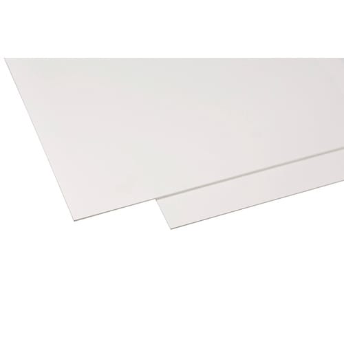 Kunststoffplatte Guttagliss Hobbycolor Weiß 50 cm x 125 cm