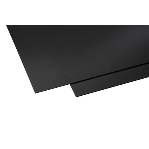 Kunststoffplatte Guttagliss Hobbycolor Schwarz 50 cm x 150 cm