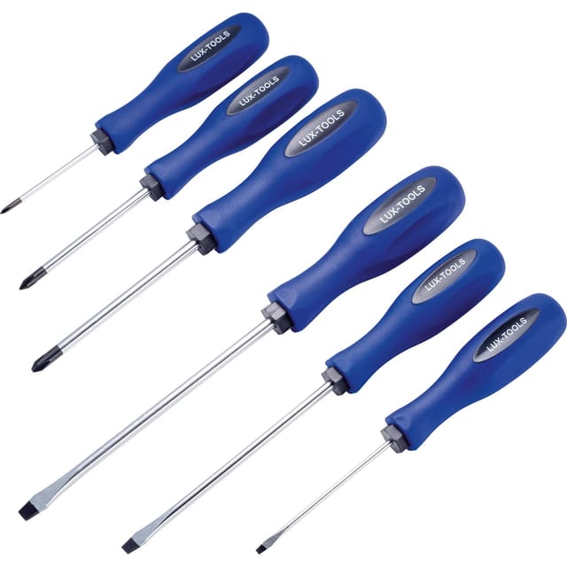 LUX-TOOLS Schraubendreher-Set 6-teilig