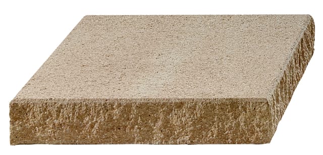 Kann Bruchsteinmauer Pfeilerabdeckplatte Sandstein 47,2 cm x 47,2 cm x 8 cm