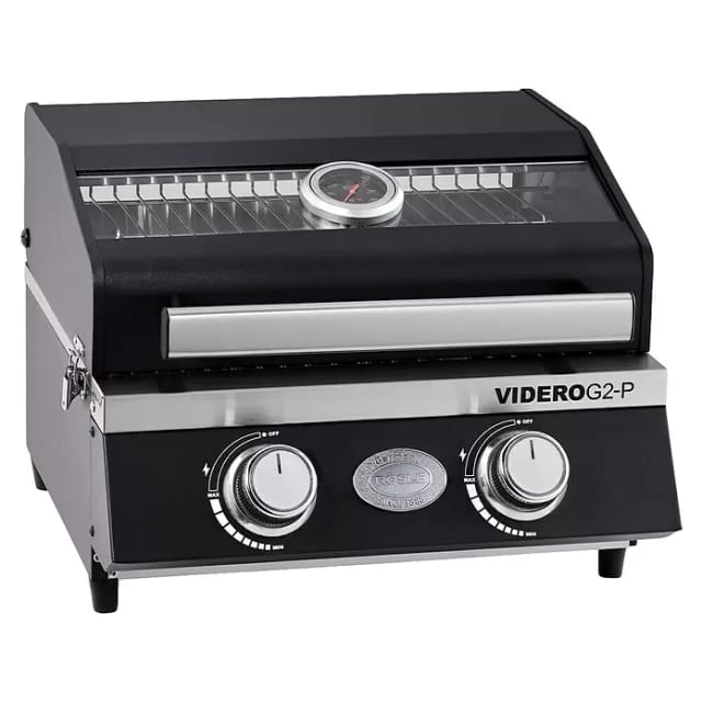 Rösle Gasgrill BBQ-Portable Videro G2-P 50 mbar Schwarz