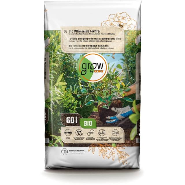 GROW by OBI Bio Pflanzerde torffrei 60,