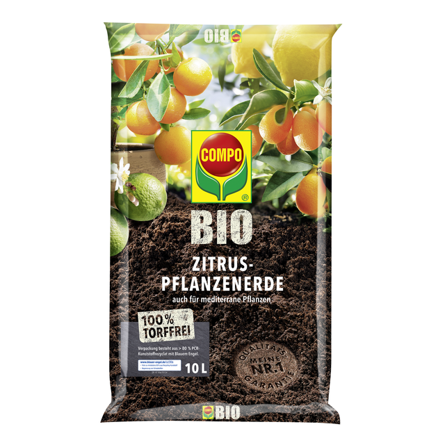 Compo Bio Zitruspflanzenerde Torffrei 10,