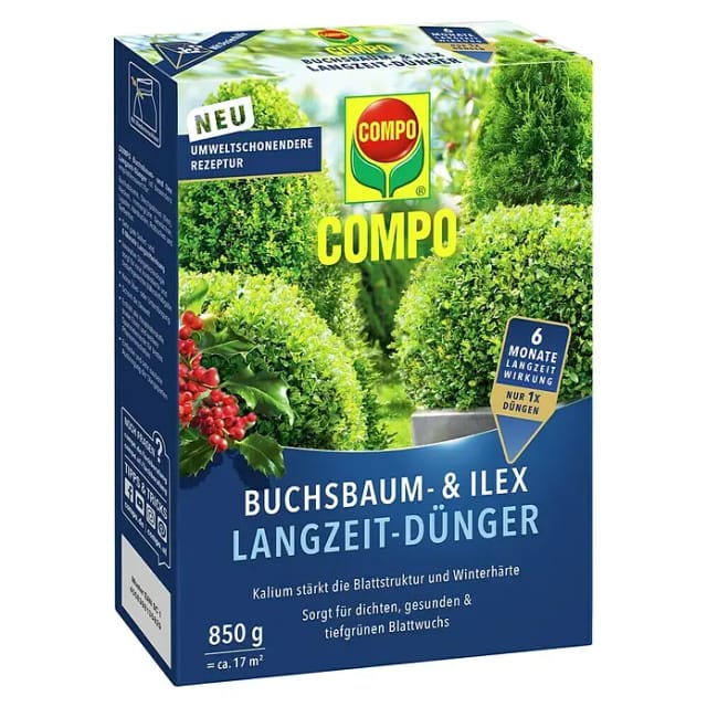 Compo Buchsbaum- und Ilex Langzeit-Dünger 850 g