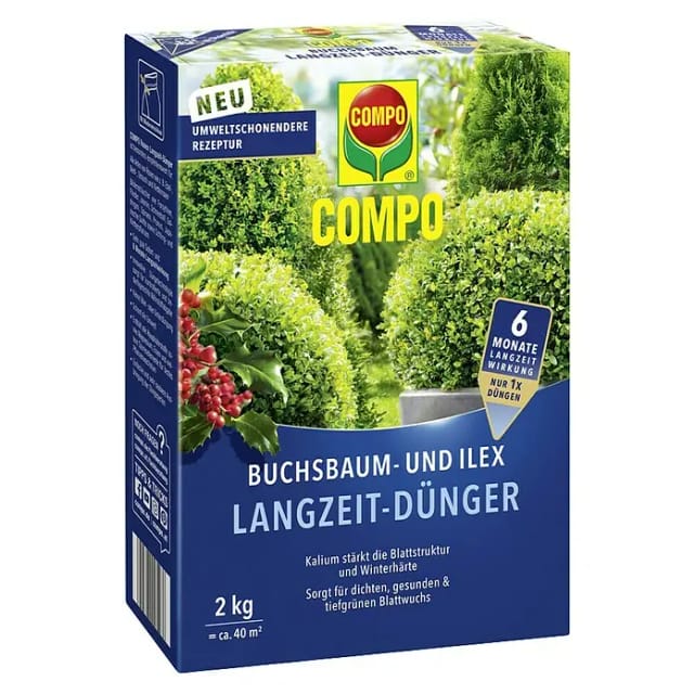 Compo Buchsbaum- und Ilex Langzeit-Dünger 2 kg