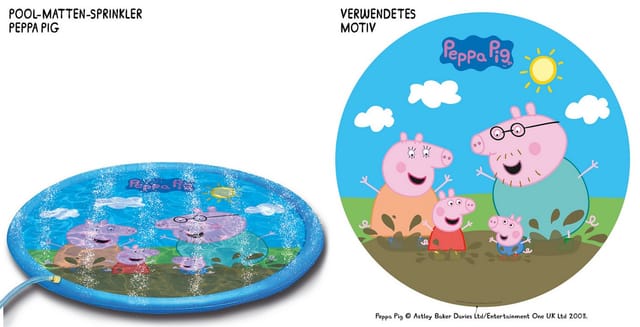 Happy People Peppa Pig Sprinklermatte Ø 150 cm