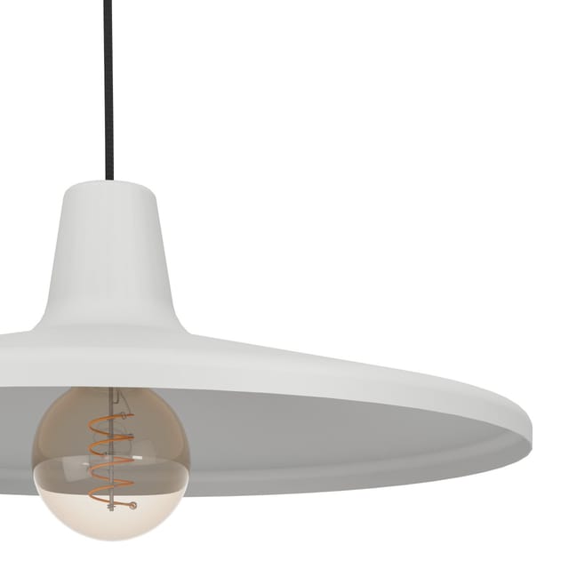Eglo Pendelleuchte Miniere 1-flammig 40 W Schwarz-Grau