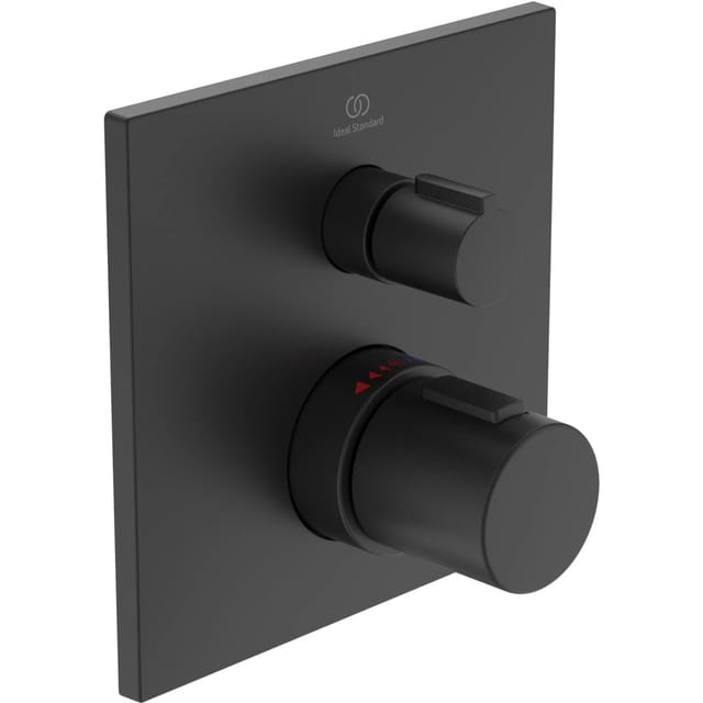 Ideal Standard Einzelthermostat Ceratherm C100 Unterputz Silk Black