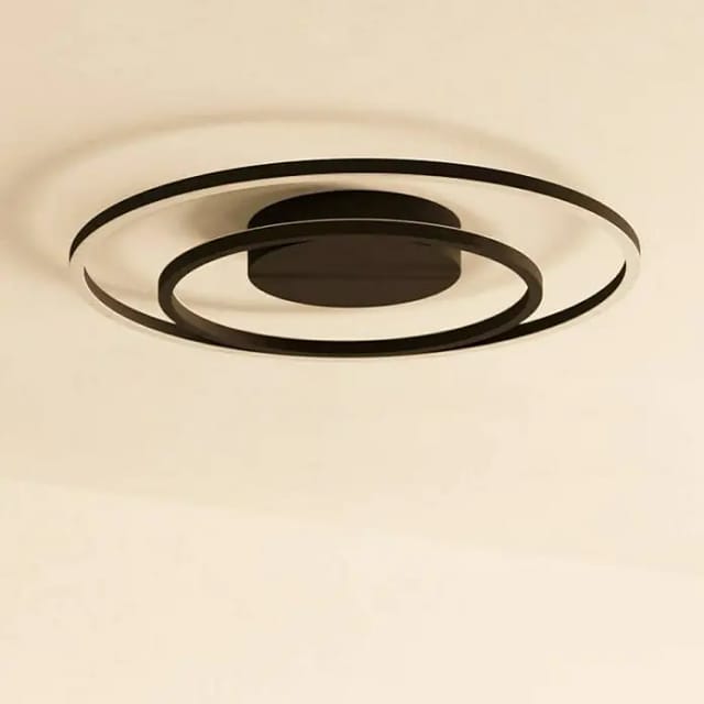 Eglo LED-Deckenleuchte Calagrano-Z CCT 45 cm x 3,5 cm x 7 cm Schwarz-Weiss