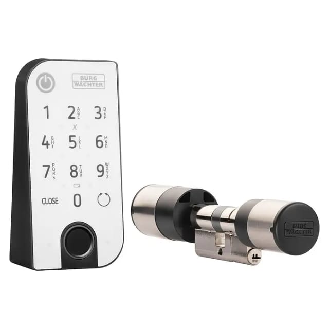 Burg-Wächter Elektr. Türschloss-Set ENTRYeasy 7602 FP Pin Fingerscan Notschloss