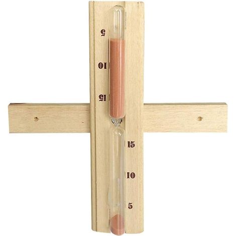 15-minuten-dreh-saunauhr Zur Wandmontage, Sauna-timer Aus Holz, Sanduhr Mit Countdown-funktion, Spa-sauna-sanduhr, Saunazubehör Für Hammam