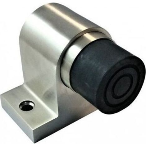 Robuster Türstopper Aus Edelstahl 304 – Integrierte Feder – Satinierte Oberfläche – Tragkraft Bis 120 Kg – 2-loch-befestigung