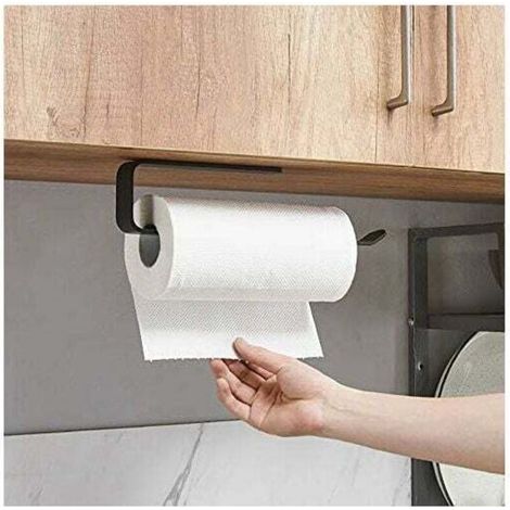 Unterbau-papierhandtuchhalter – Aluminiumlegierung – Bohrfreie Montage – Abmessungen: 28 X 8,8 X 4 Cm – Tragkraft: Bis Zu 9 Kg