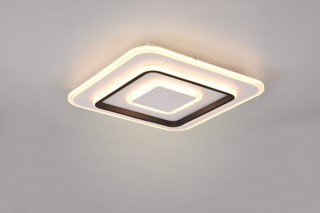 Reality LED-Deckenleuchte Jora 1-flammig Weiß Matt 39,5 cm x 39,5 cm