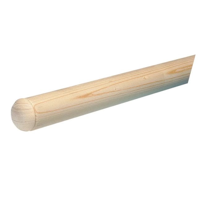Handlauf Fichte Massivholz Ø 52 mm - Länge 1.500 mm für Innen & Außen