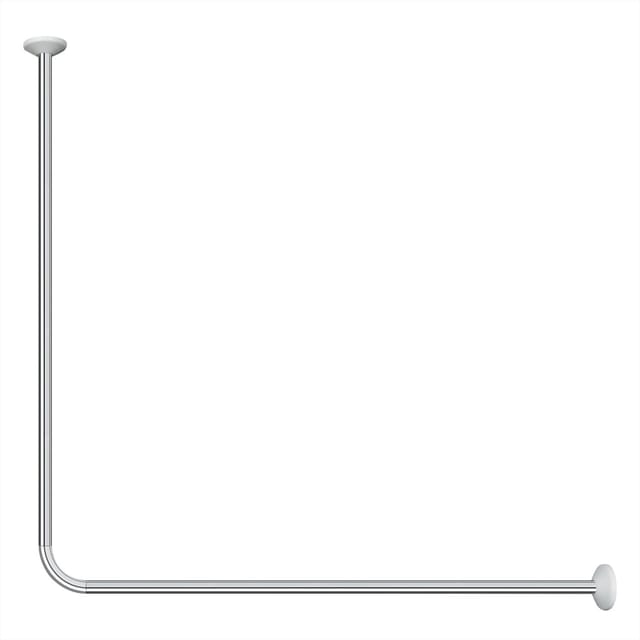 Spirella Duschstange Magic 80 cm x 80 cm Chrom