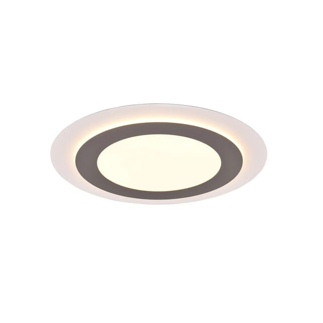 Trio LED-Deckenleuchte Morgan 1-flammig Nickel Matt Ø 45 cm