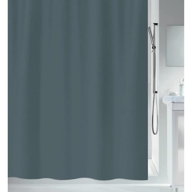 Spirella Duschvorhang Primo 240 cm x 180 cm Anthrazit