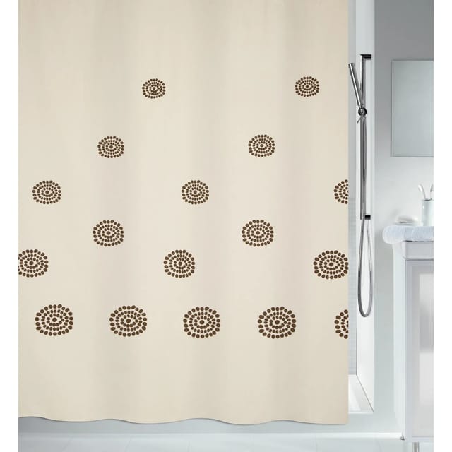 Spirella Duschvorhang Tribal 180 cm x 200 cm Beige