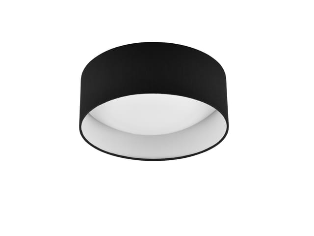 Reality LED Deckenleuchte 1-flammig Locarno Schwarz Ø 30 cm