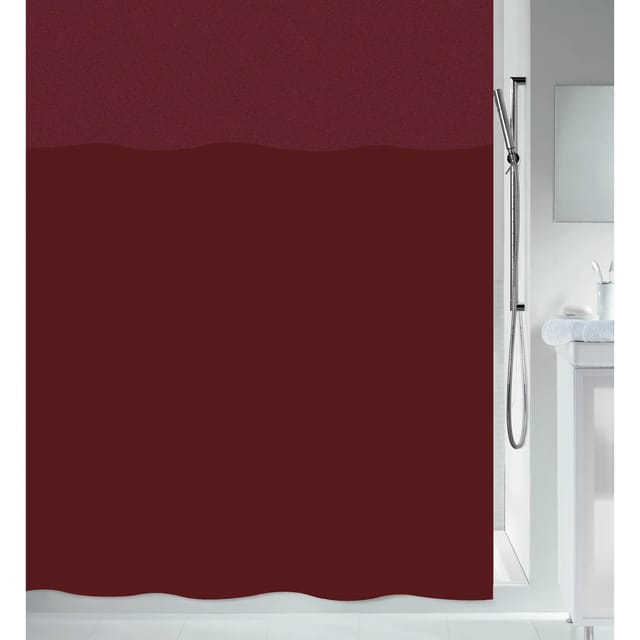Spirella Duschvorhang Urbanko 120 cm x 200 cm Rot