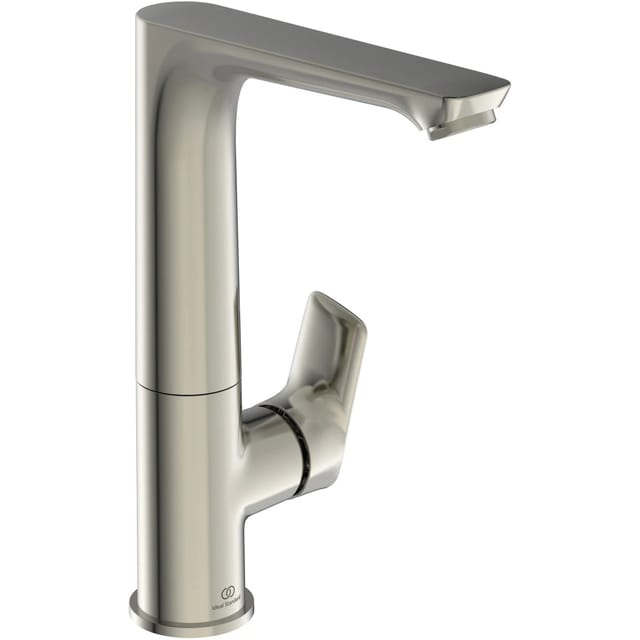 Ideal Standard WT-Armatur Connect Air mit hohem Auslauf o. Ablaufg. Silver Storm