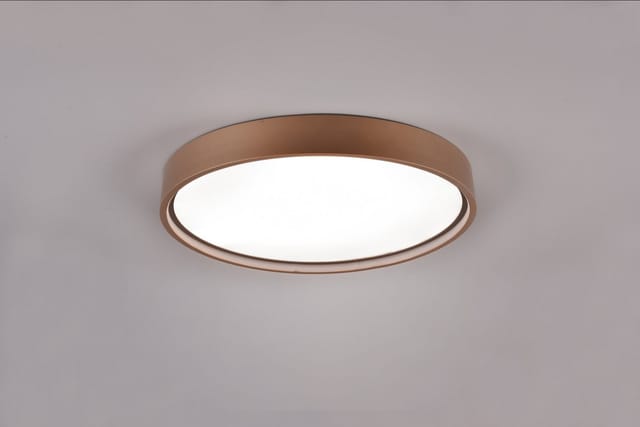 Trio LED-Deckenleuchte Doha 1-flammig Coffee Ø 45 cm