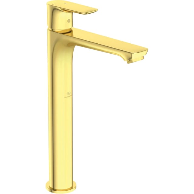 Ideal Standard WT-Armatur CAir BlueStart ver.Sockel o. Ablaufg. Brushed Gold