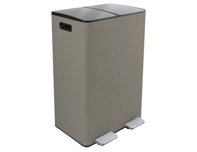 Spirella Kosmetikeimer Aliya 2 x 30, Taupe Matt