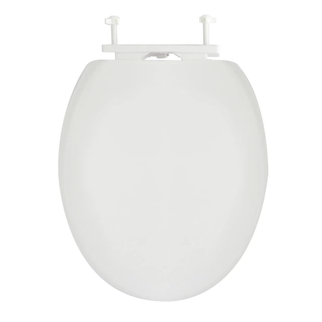 MSV WC-Sitz Kunststoff 44 cm x 36 cm x 5 cm Weiß