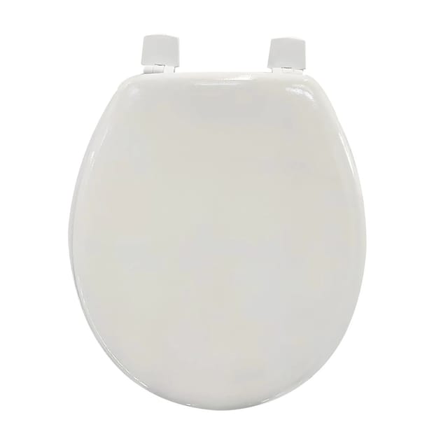 MSV WC-Sitz MDF 45 cm x 37 cm x 5,6 cm Weiß