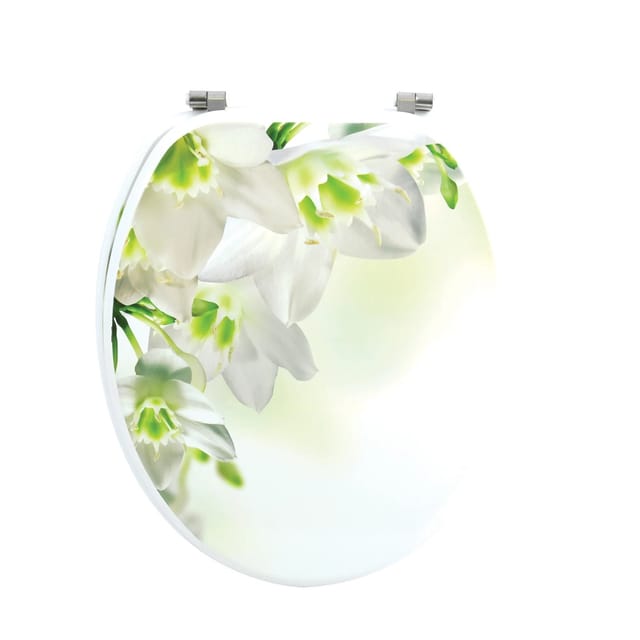 MSV WC-Sitz Sofaia MDF 42,5 cm x 36,5 cm x 5 cm Mehrfarbig