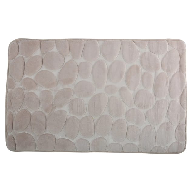 MSV Badematte Kiesel 50 cm x 80 cm Beige